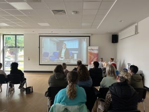 Attendees at the Enniskillen Road show event