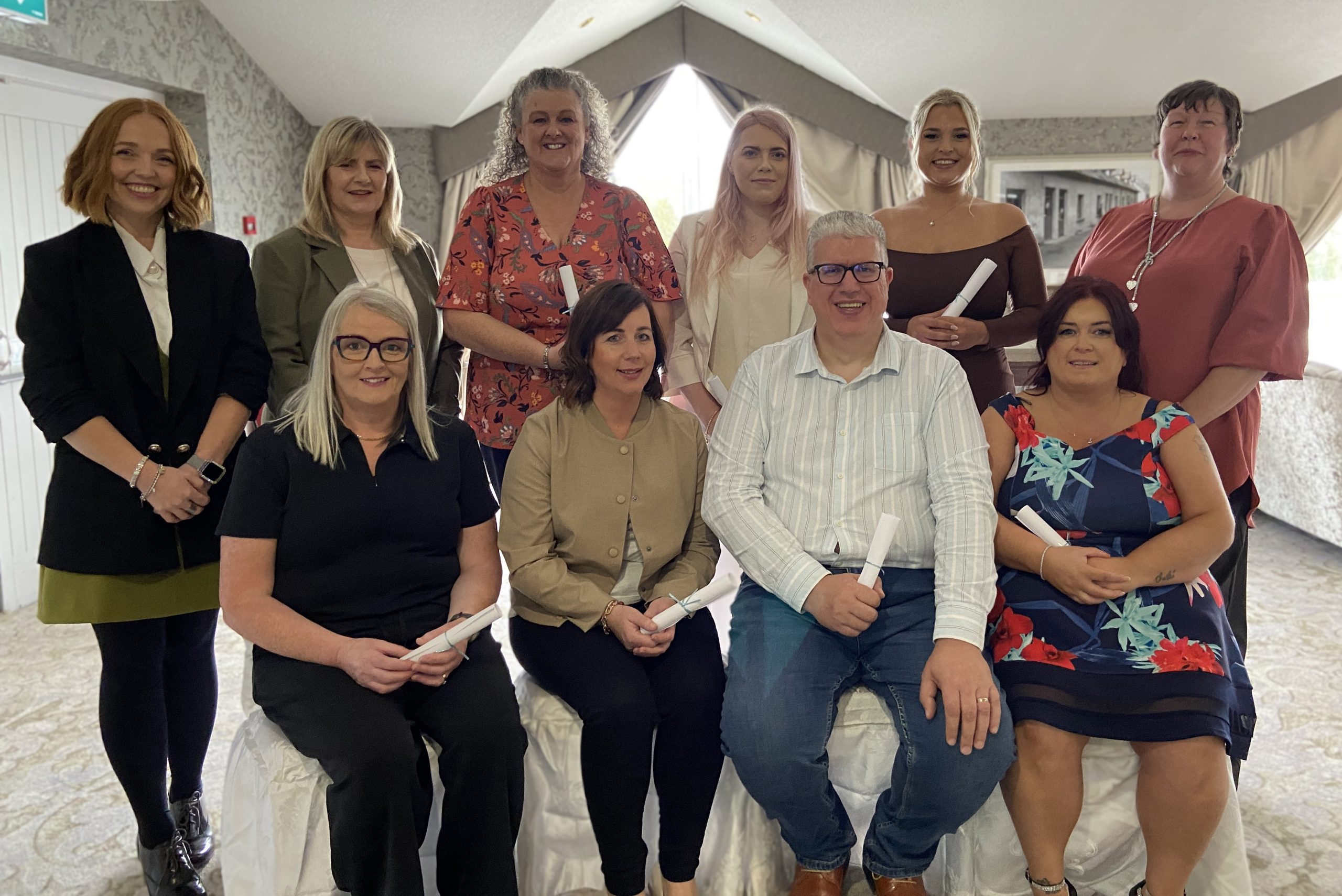 Staff who achieved OCNNI Level 3 Diploma In Healthcare Support Practice Learners
