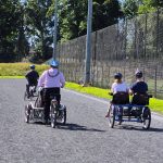 Service Users using the inclusive bikes