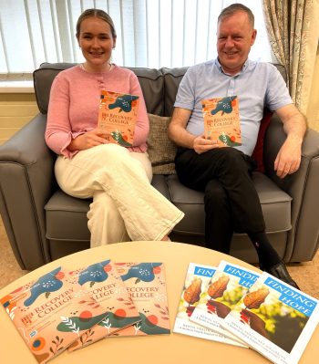 Roisin O’Hanlon, Western Trust Recovery College Coordinator and Dermot Brady, Recovery College, Peer Educator