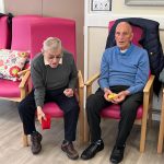 Chris Lanyon And William Gilroy Service Users Enjoying Activities At Tempo Road Day Centre Enniskillen