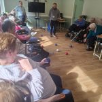 Gortmore Day Centre Omagh Clients Enjoying Bowls Activity Facilatated By James FODC
