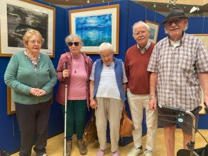 Gortmore Day Centre Service Users on their Visit To Omagh Library
