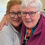 June Edwards Care Assistant Dancing With Eileen Ford Service User At Tempo Road Day Centre Enniskillen