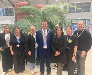 Staff And DCSDC Members At The Chat Tea Train Event