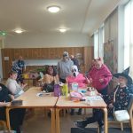 Evergreen Service Users and staff at their Halloween Party
