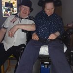 Service User And Staff At Glenside ATC At The Halloween Party (2)