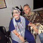 Service User And Staff At Glenside ATC At The Halloween Party (4)