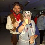Service User And Staff At Glenside ATC At The Halloween Party (5)
