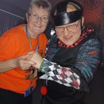 Service User And Staff At Glenside ATC At The Halloween Party (1)