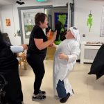 Service User And Staff At Omagh Day Centre Enjoying Their Halloween Party (15)