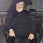 Service User At Glenside ATC In Fancy Dress For Halloween (1)