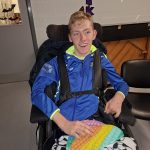 Service User At Glenside ATC In Fancy Dress For Halloween 3