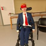 Service User At Glenside ATC In Fancy Dress For Halloween 7