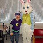 Service User Pictrued With The Bunny At The Halloween Party (3)