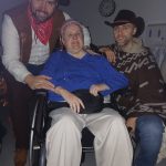 Service User With Staff At Glenside ATC At The Halloween Disco