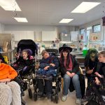 Service Users At Omagh Day Centre Enjoying Their Halloween Party