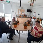 Service Users From Glenside ATC Doing Halloween Crafts (9)
