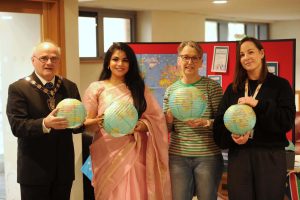 Cllr Barry Mclduff; Roshin Rahman; Carol Follis and Joanne Scott