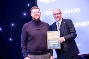 Aidan McSteen Highly Commended Spirit Award presented by Neil Guckian