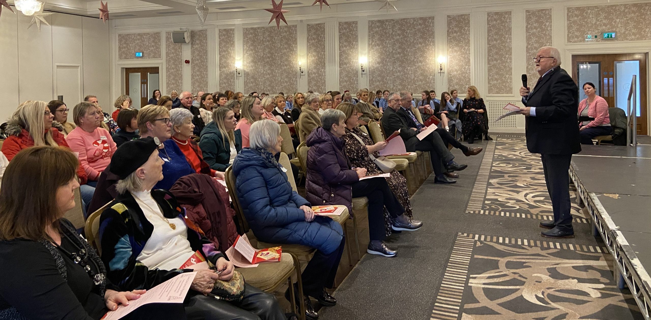 Dr Tom Frawley Western Trust Chairman Welcomes Omagh Carers To The Annual Carers Carol Service