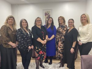 Staff at the opening of Cedar Villa