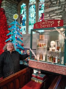Lilliput Service User At The Christmas Tree Exhibition