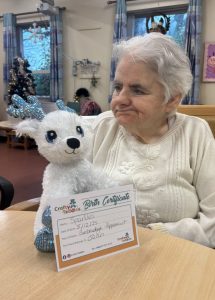 Service User With Their Crafty Teddy