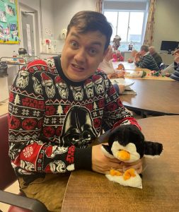 Service User With Their Crafty Teddy