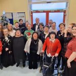 Service Users And Staff Ready For The Christmas Party