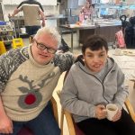Service Users At The Omagh Centre Festive Coffee Morning