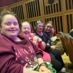 Staff And Service Users At The Pantomime