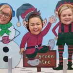 Danielle Wendy Helen with the Elf Frame