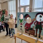 Lynda Receiving A Gift From Deirdre For Yet Again Another Fantastic Piece If Art Work