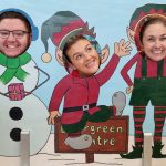 Mark Aimee Gemma with the Elf Frame