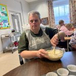 Benbradagh Service User Enjoying Baking