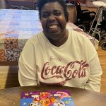 Benbradagh Service User Enjoying Table Top Games