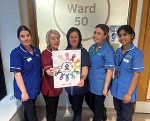 Lisa Harrigan, Triage Nurse, Karen McLaughlin, Ward Clerk, Kevina Hannaway, Staff Nurse, Meril Joseph, Staff Nurse, Toni Healy Deputy Sister.