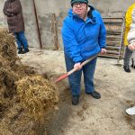 Kevin Hagan Helps To Feed The Animals At Butterlope Farm