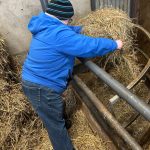 Kevin Hagan Helps To Feed The Animals At Butterlope Farm 2