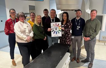 Dr Wendy Hyland, Physicist, Mary Costelloe, Head Of Physics, Sheila Loughlin, Head Of Dosimetry, Wendy Lea,Business Administrator, Cormac Gillen, Healt