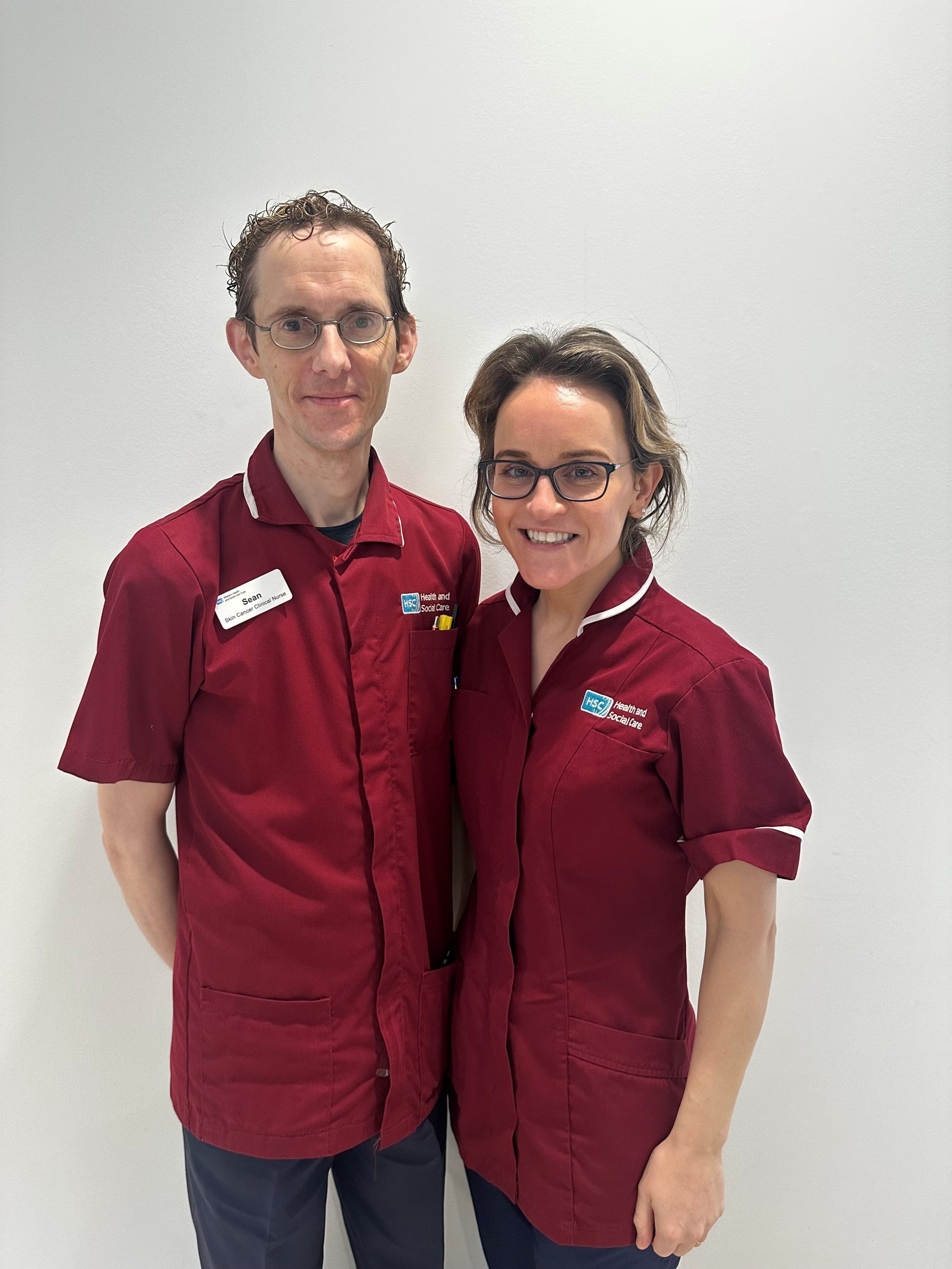 Skin CNSs (L-R) Sean McCartney and Noeleen Britton