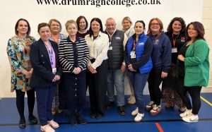 Large Group LEAD Programme Facilitators At Drumragh Integrated College Omagh