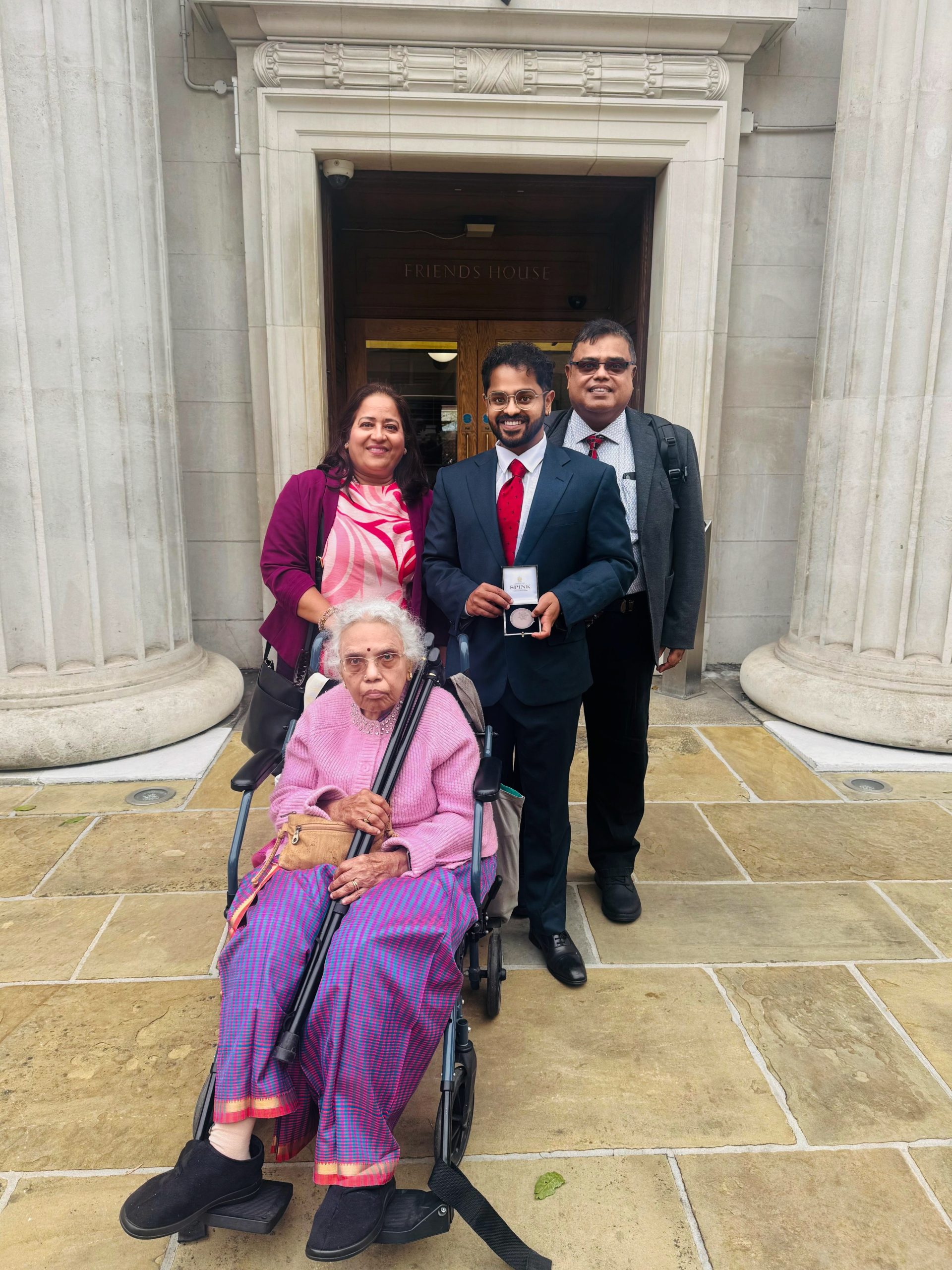 Dr Parvesh Konda  pictured with his proud family