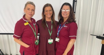 Three female specialist nurses